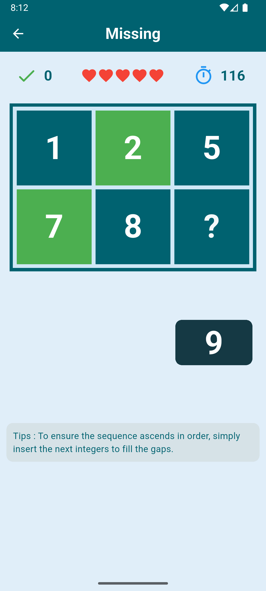 Missing Numbers